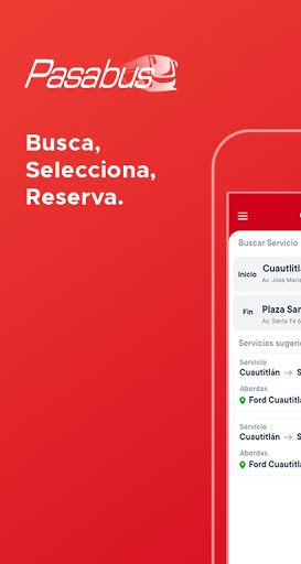 Android application Pasabus screenshort
