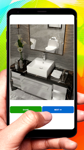 Android application Basin Cabinet Design screenshort