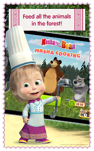 Masha and Bear: Cooking Dash Screenshot
