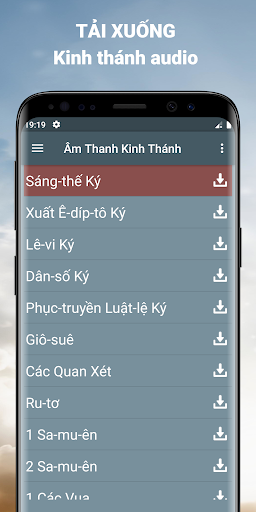 Android application Âm Thanh Kinh Thánh mp3 screenshort