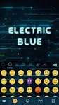 screenshot of Electric Blue Keyboard Backgro