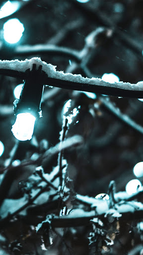 Android application winter snow wallpaper screenshort