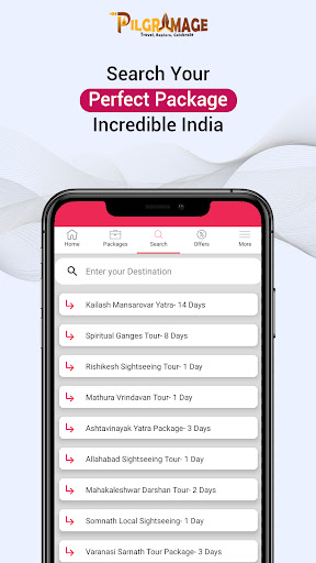 Pilgrimage Travel Booking App Screen 3