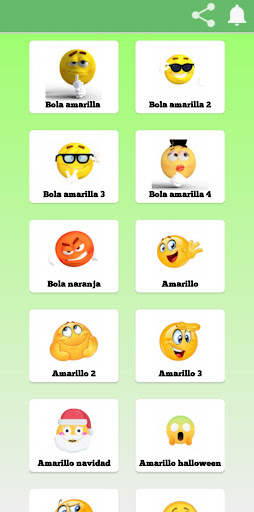 Stickers de la Bola Amarilla Screenshot 1 - AppWisp.com