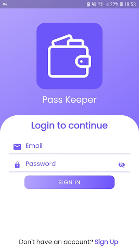 Pass Keeper Screen 2
