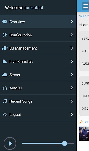 CentovaCast CP Screen 3