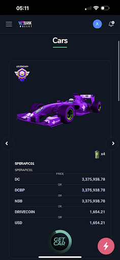 Web3bank - Wallet Screen 2