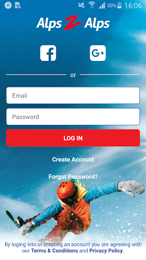 Android application Alps2Alps Ski Transfers screenshort