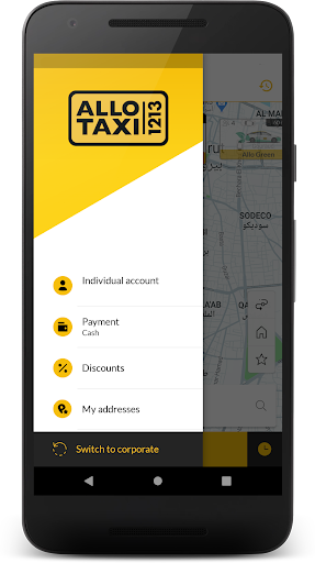 Allo Taxi Screen 2