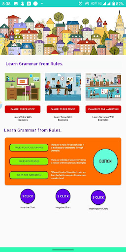 Android application active to passive voice conver screenshort