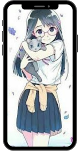 Manga Cute Girl Wallpaper