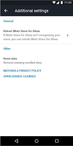 Moto Voice for Alexa screenshot 3