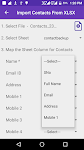 screenshot of Contacts To VCF XLSX PDF CSV