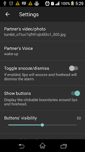 Kiss Alarm Screen 3
