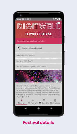 Find Your Event Screen 2