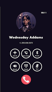 Wednesday Addams Videoanruf