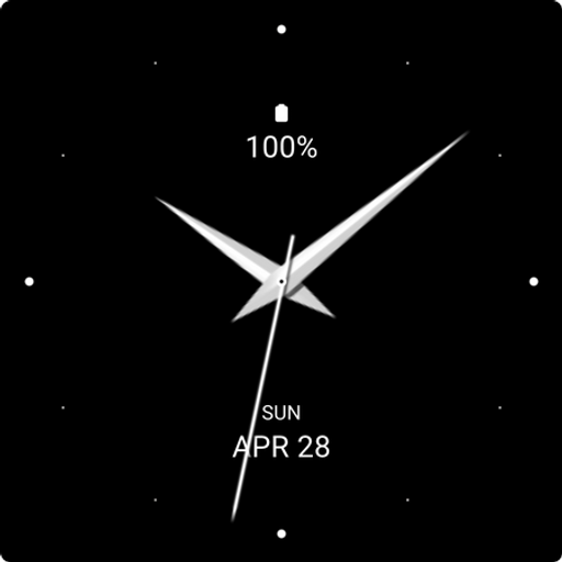 Minimalist Analogue Watch Face Logo
