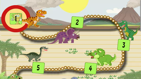 Dinossauros quebra-cabeças