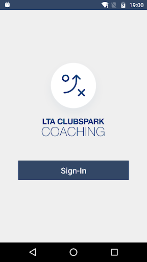 Android application ClubSpark LTA Coaching screenshort