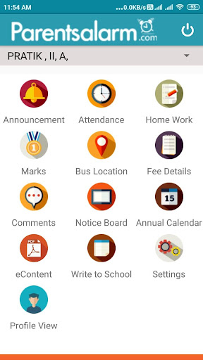 Parentsalarm Screen 2