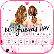 Best Friends Day Keyboard Background