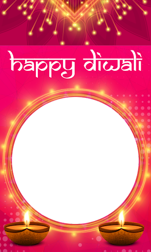 Android application Diwali photo frame screenshort