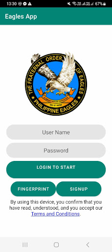 Android application Eagles App screenshort