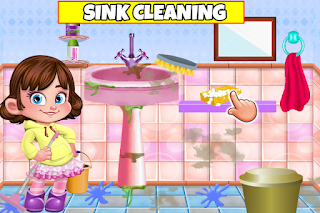 Doll House Bathroom Cleaning - Screenshot 3