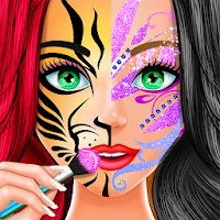 Краска для лица: Игры макияж и одевалки