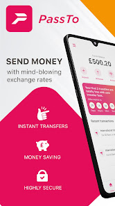 Captura de Pantalla 1 PassTo: Global Money Transfers android