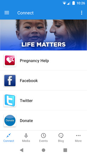 Android application Indiana Right to Life screenshort