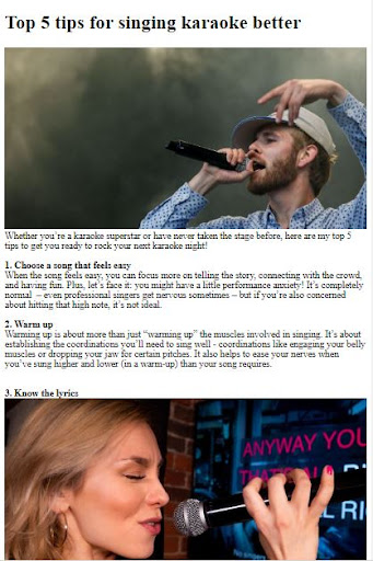 Android application How to Karaoke screenshort