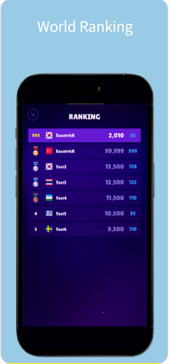 Android application Brick Breaker Exan screenshort
