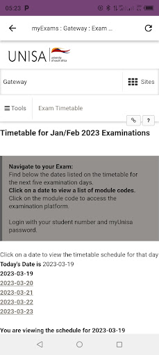 All In One1UNISA App
