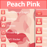 Peach Pink for GO SMS icon