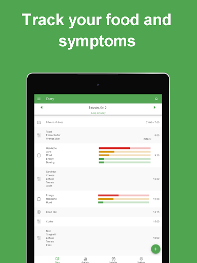 Screenshot of Eat Smart Kiwi: Food Diary