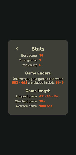 Twenty Numbers Screen 3