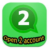 open 2 account whatsapp PRANK icon