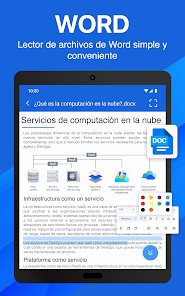 Captura 10 Word Office - PDF, Docx, XLSX android