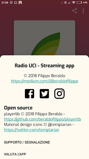 Radio UCI Screen 2