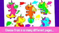Unicorn Coloring Book & Baby Games for Girlsのおすすめ画像3