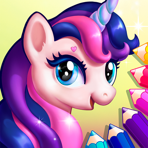 My Little Unicorn Coloring logo