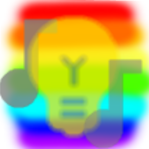 party light color by music Hz logo