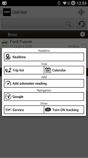 PACE Tracker Mobile Screen 2