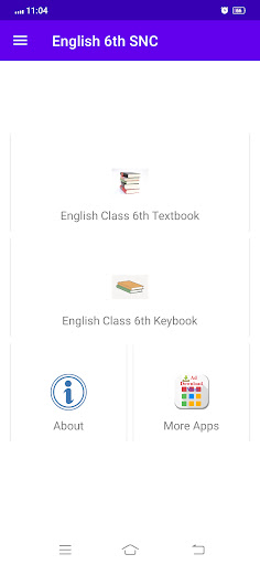 Android application English 6th SNC Textbook screenshort