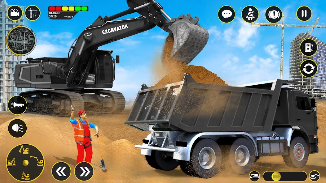 Heavy Excavator Simulator Game 8.6 APK + Mod (Mod speed) for Android