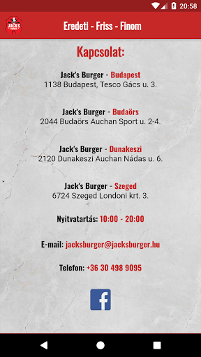 Jacks Burger Screen 3