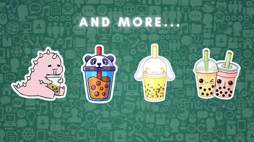 Boba tea stickers - WASticker