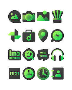 Blackdiant Green Icon Pack MOD APK 2.5 (Patched Unlocked) 3