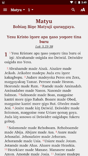 Android application Mape - Bible screenshort